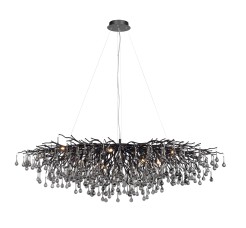 2031-18 ICICLE LAMPA WISZĄCA CZARNY