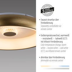 14384-60 VERTIGO LAMPA SUFITOWA MATOWY MOSIĄDZ