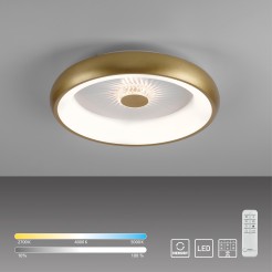 14384-60 VERTIGO LAMPA SUFITOWA MATOWY MOSIĄDZ