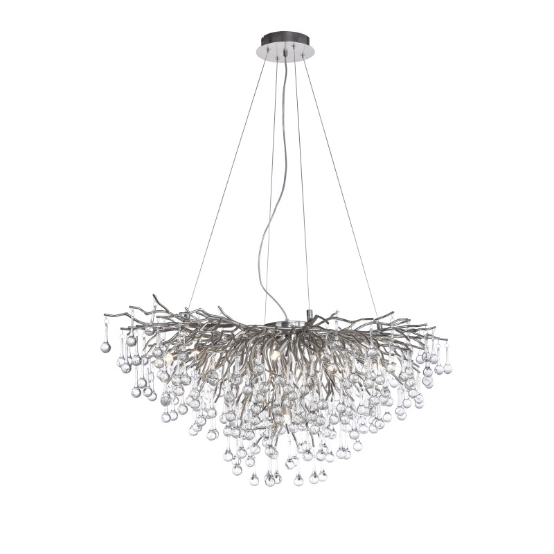 2192-55 ICICLE LAMPA WISZĄCA STALOWY