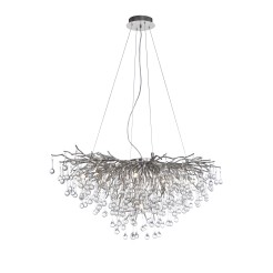 2192-55 ICICLE LAMPA WISZĄCA STALOWY