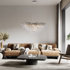 2192-55 ICICLE LAMPA WISZĄCA STALOWY