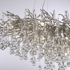 2031-55 ICICLE LAMPA WISZĄCA STALOWY