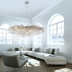 2031-55 ICICLE LAMPA WISZĄCA STALOWY