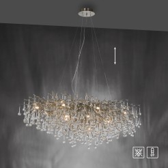2031-55 ICICLE LAMPA WISZĄCA STALOWY