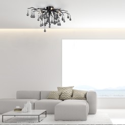 8090-18 ICICLE LAMPA SUFITOWA CZARNY