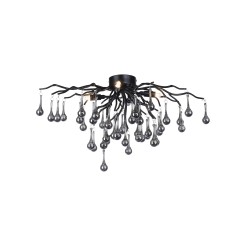 8090-18 ICICLE LAMPA SUFITOWA CZARNY