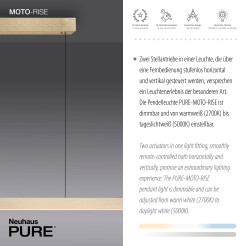 2545-60 PURE-MOTO-RISE LAMPA WISZĄCA MATOWY MOSIĄDZ