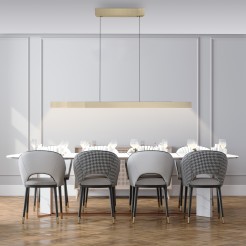 2545-60 PURE-MOTO-RISE LAMPA WISZĄCA MATOWY MOSIĄDZ