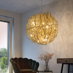 2019-12 SAREA LAMPA WISZĄCA ZŁOTY
