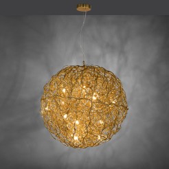 2019-12 SAREA LAMPA WISZĄCA ZŁOTY