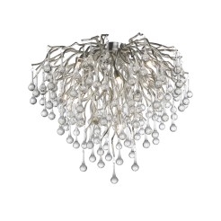8091-55 ICICLE LAMPA SUFITOWA STALOWY