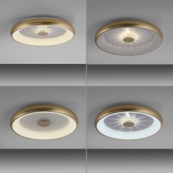 14386-60 VERTIGO LAMPA SUFITOWA MATOWY MOSIĄDZ