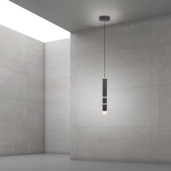 2211-18 PURE-VEGA LAMPA WISZĄCA CZARNA