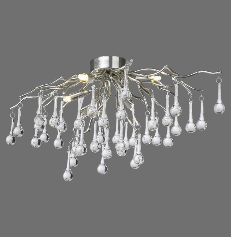8090-55 ICICLE LAMPA SUFITOWA STALOWY