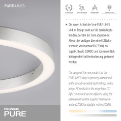 6309-95 PURE-LINES LAMPA SUFITOWA ALUMINIUM