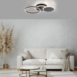 14116-18 SEVENT LAMPA SUFITOWA CZARNY
