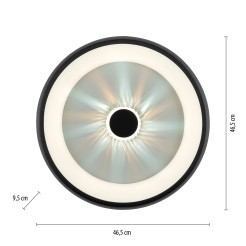 14384-18 VERTIGO LAMPA SUFITOWA CZARNY