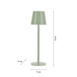 19250-43 EURIA LAMPA STOŁOWA ZIELONY