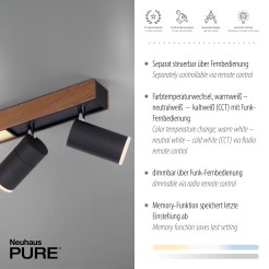 6121-79 PURE-LINES LAMPA SUFITOWA NATURALNE DREWNO