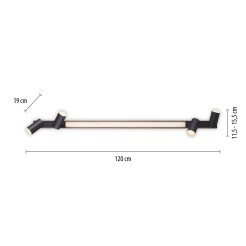 6121-79 PURE-LINES LAMPA SUFITOWA NATURALNE DREWNO