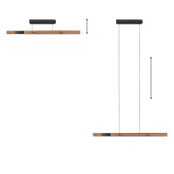 2545-79 PURE-MOTO-RISE LAMPA WISZĄCA NATURALNE DREWNO