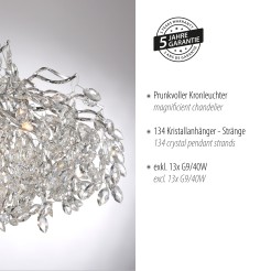2036-17 RICICLE LAMPA WISZĄCA CHROM