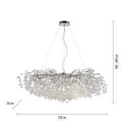 2036-17 RICICLE LAMPA WISZĄCA CHROM