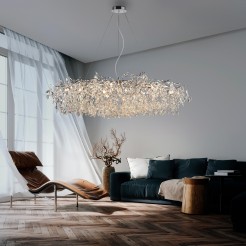 2037-17 RICICLE LAMPA WISZĄCA CHROM