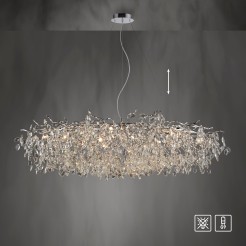2037-17 RICICLE LAMPA WISZĄCA CHROM