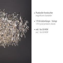 2037-17 RICICLE LAMPA WISZĄCA CHROM