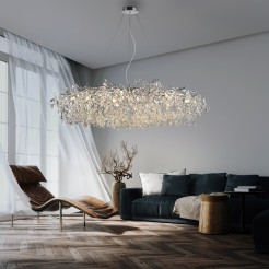 2037-17 RICICLE LAMPA WISZĄCA CHROM