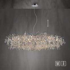 2037-17 RICICLE LAMPA WISZĄCA CHROM