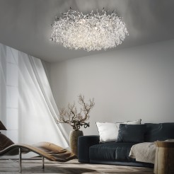 6054-17 RICICLE LAMPA SUFITOWA CHROM