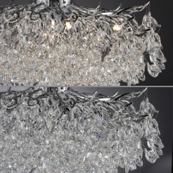 6054-17 RICICLE LAMPA SUFITOWA CHROM