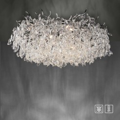 6054-17 RICICLE LAMPA SUFITOWA CHROM