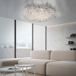 6054-17 RICICLE LAMPA SUFITOWA CHROM