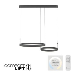 2360-18 ESKO LAMPA WISZĄCA CZARNY