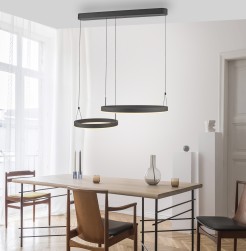 2360-18 ESKO LAMPA WISZĄCA CZARNY
