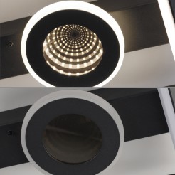 6853-18 TRAFORO LAMPA SUFITOWA CZARNY