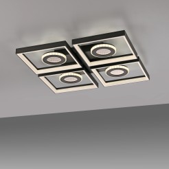 6855-18 TRAFORO LAMPA SUFITOWA CZARNY