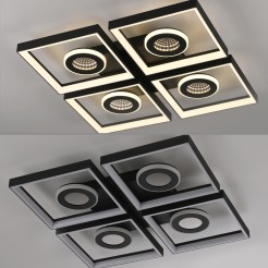 6855-18 TRAFORO LAMPA SUFITOWA CZARNY