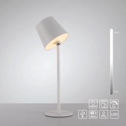 19251-16 BOTERIA LAMPA STOŁOWA BIAŁY