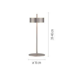 4324-95 Q-ROTATE LAMPA STOŁOWA ALUMINIUM