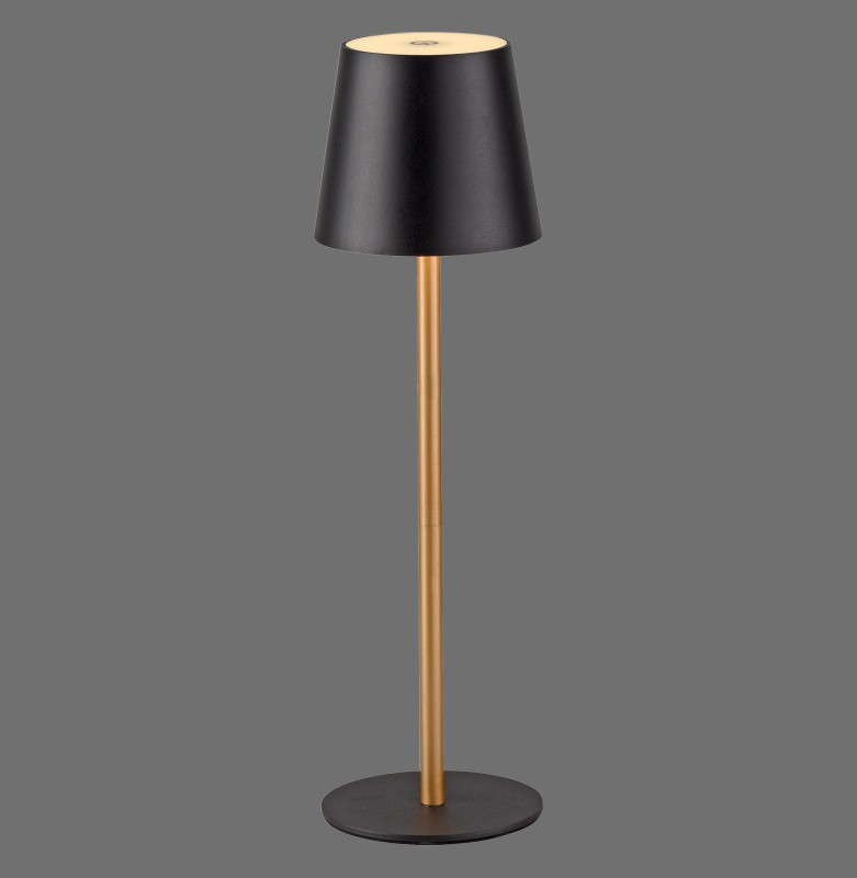 19250-68 EURIA LAMPA STOŁOWA CZARNY/ZŁOTY