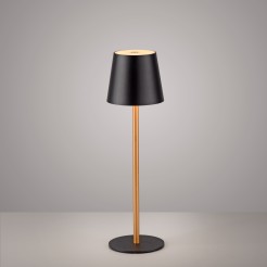 19250-68 EURIA LAMPA STOŁOWA CZARNY/ZŁOTY
