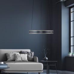 2550-15 PURE E-LOO LAMPA WISZĄCA SZARY