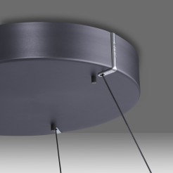 2550-15 PURE E-LOO LAMPA WISZĄCA SZARY