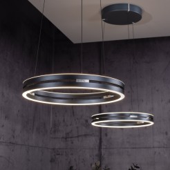 2550-15 PURE E-LOO LAMPA WISZĄCA SZARY