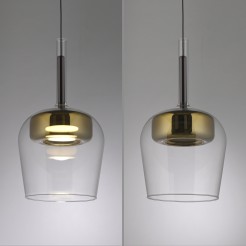 2741-12 Q-KON LAMPA WISZĄCA ZŁOTY